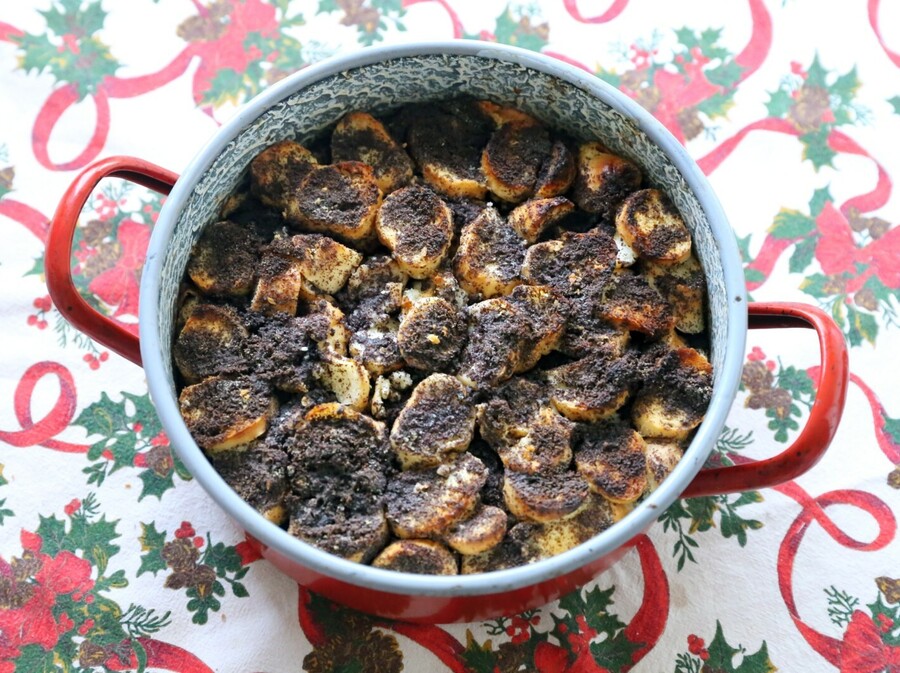 Puding od kruha i maka makoš guba