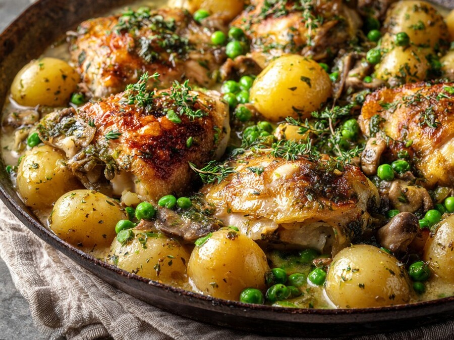 Piletina Vesuvio/Ilustracija