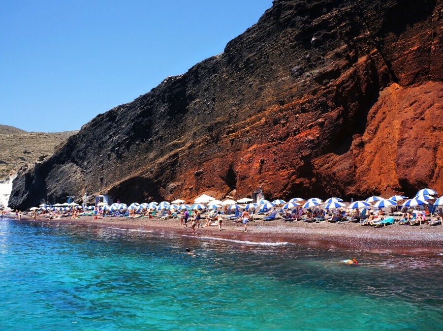 Crvena plaža na Santoriniju - 1