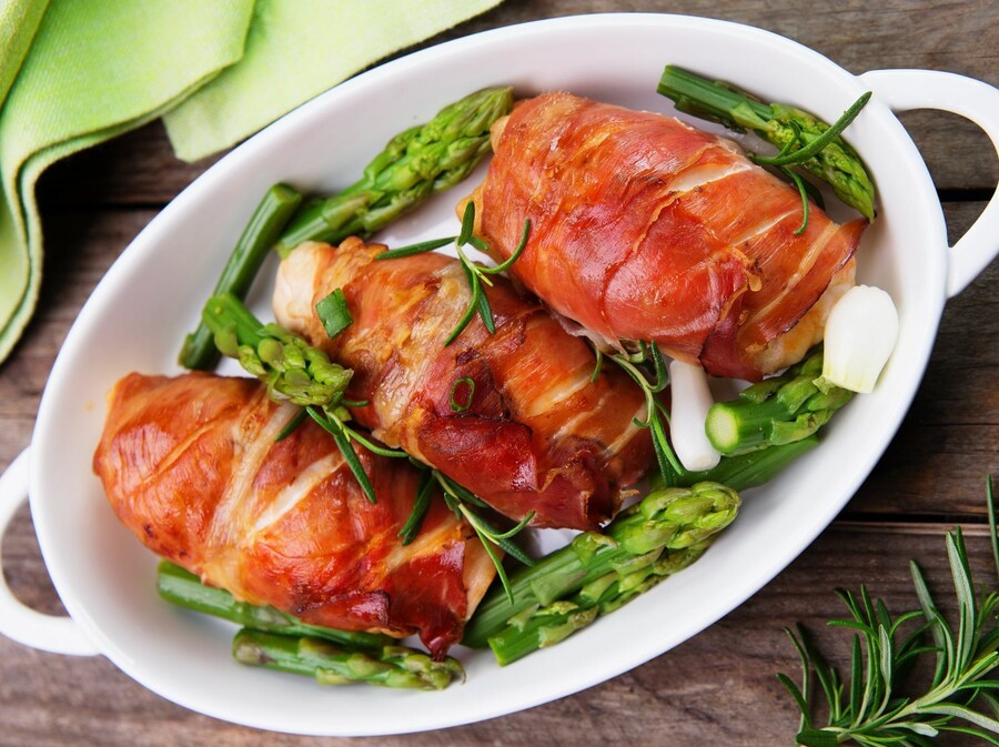 Pileće rolice s pestom i pršutom