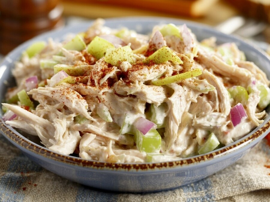 Hladna salata od piletina, jaja i grčkog jogurta