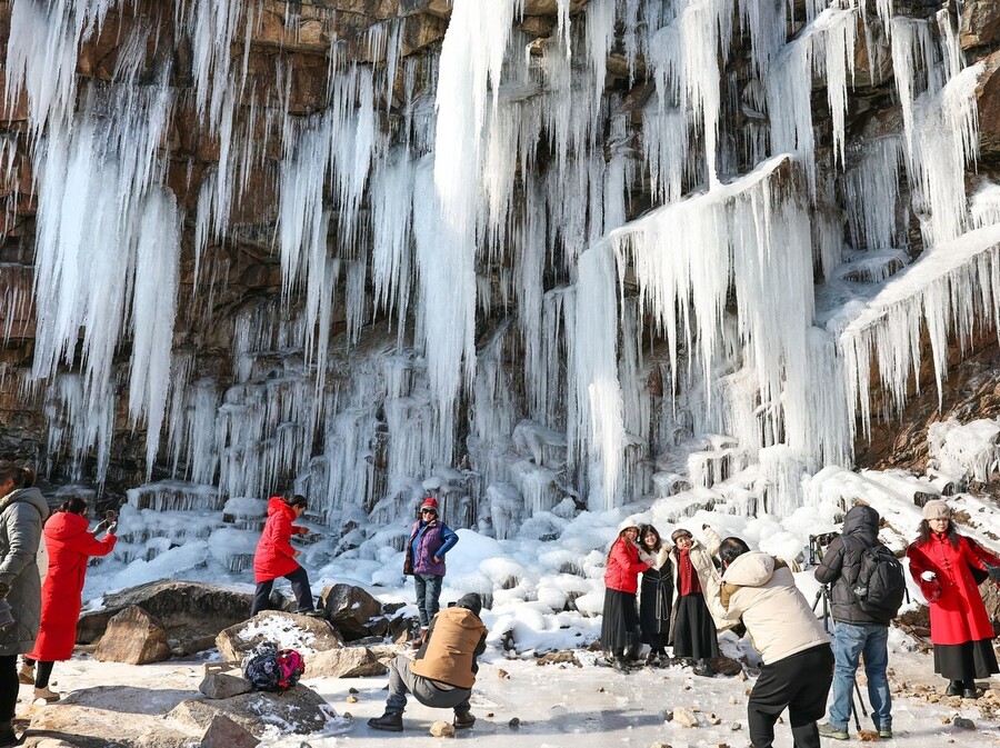 Smrznuti slapovi u Kini - 3