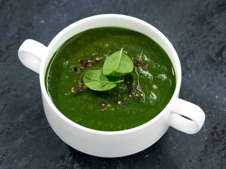 Gusta juha od špinata