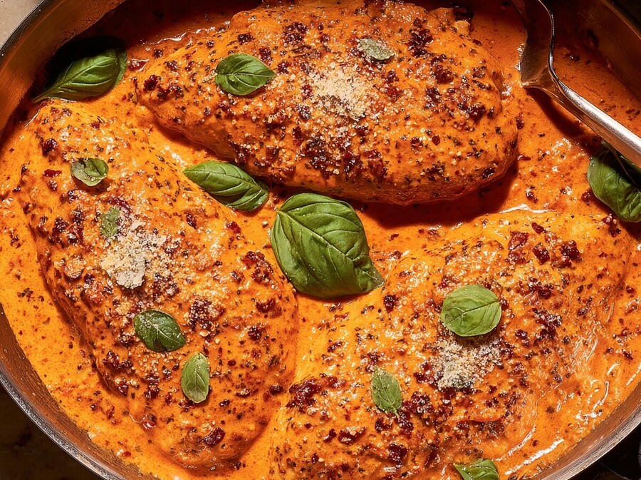 Pileća prsa u kremastom umaku