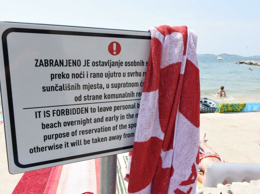 Zabrane na plaži