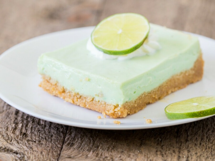 Cheesecake kocke s limetom