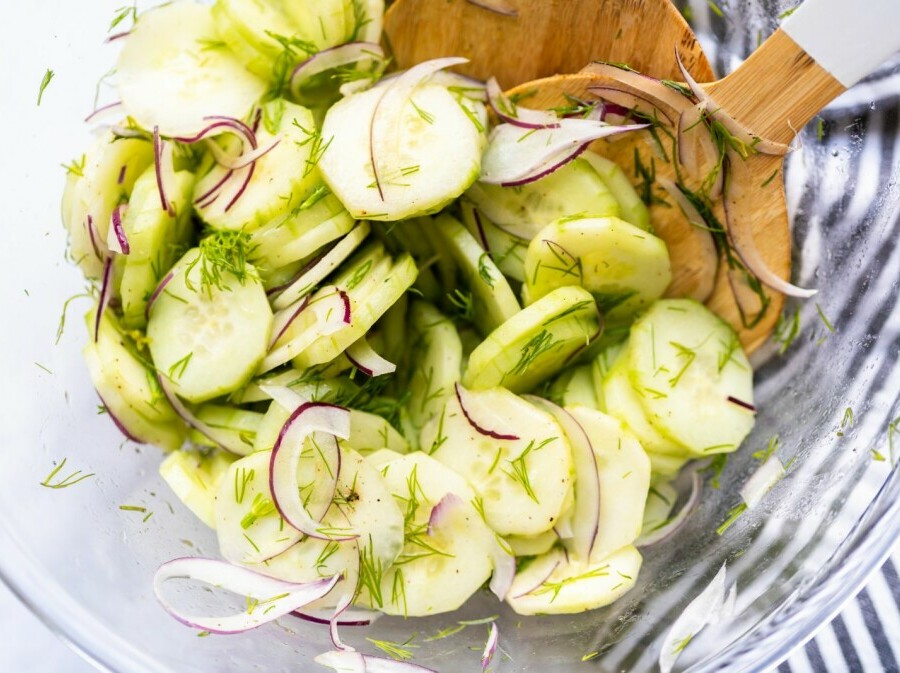 Salata od svježih krastavaca