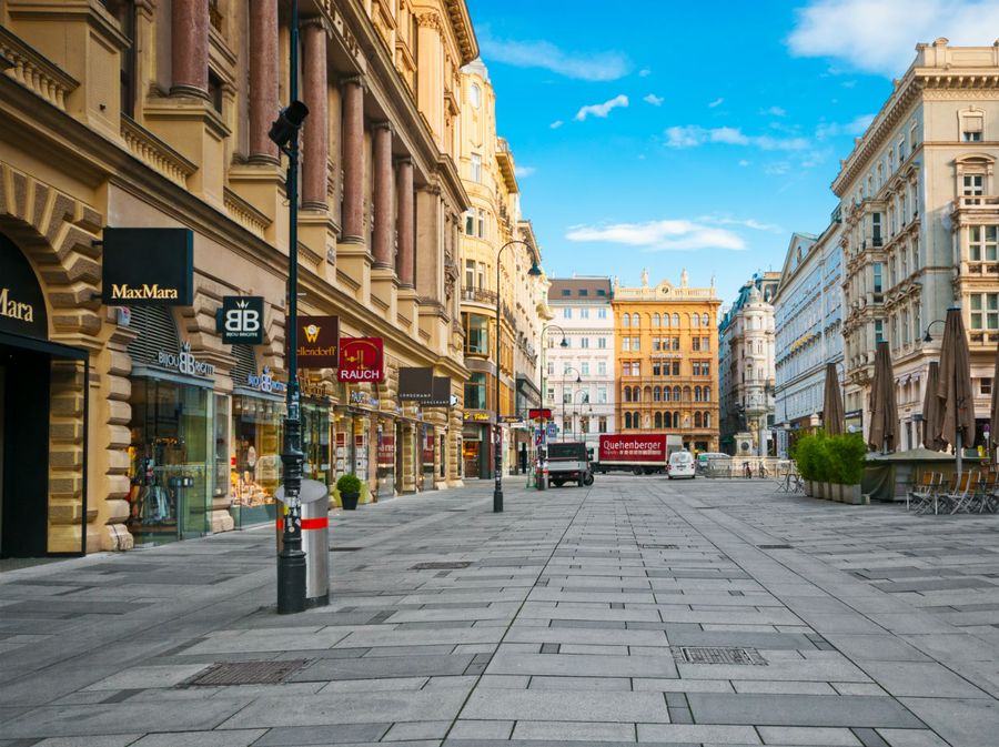 Beč, Austrija (Ilustracija)