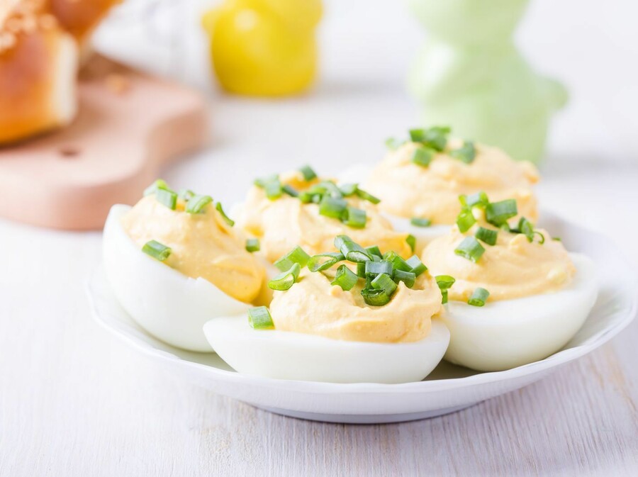 Punjena jaja s grčkim jogurtom