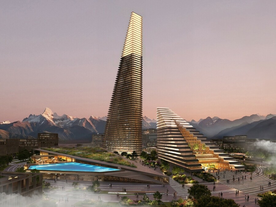 Altau Iconic Complex and Gateway District. Kazahstan - 4