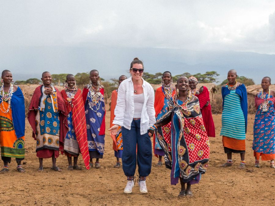 Petra Fruk s Maasai plemenom - 19