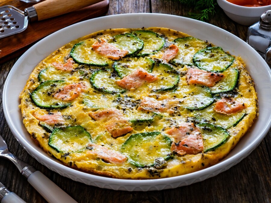 Fritata s tikvicama i sirom