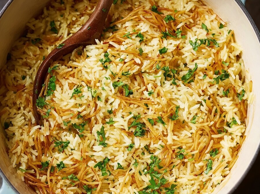 Rice-A-Roni ili rižoroni - jelo sastavljeno od riže, rezanaca i začina