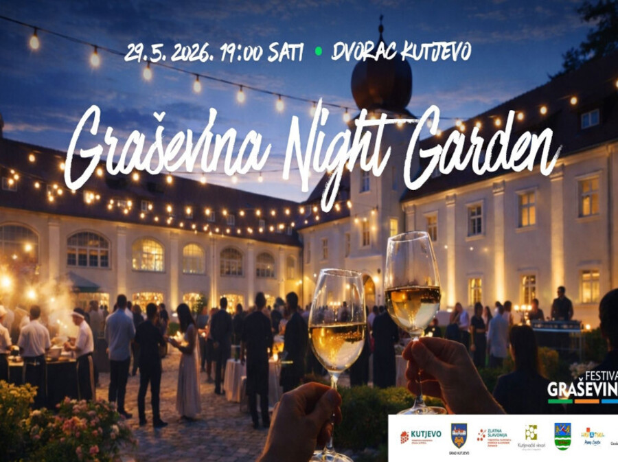 Graševina Night Garden Kutjevo, pozivnica i program