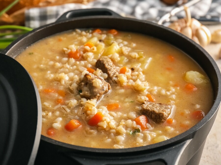 Gulaš od junetine s ječmom