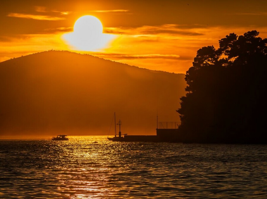 Zalazak sunca iz uvale Kašjuni - 6