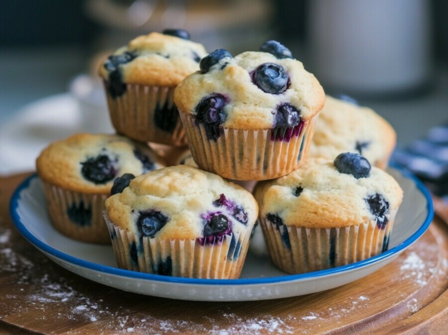 Cheesecake muffini s borovnicama