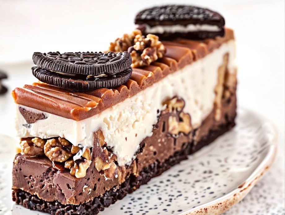 Oreo cheesecakle s čokoladom i orasima