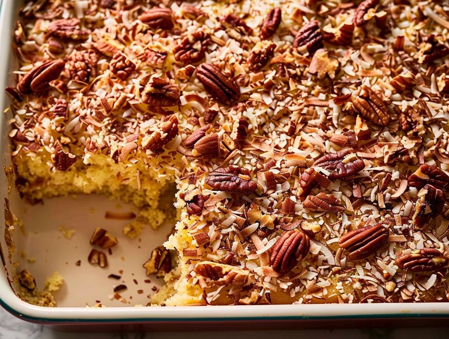 Kolač s tostiranim kokosom i pekan orasima