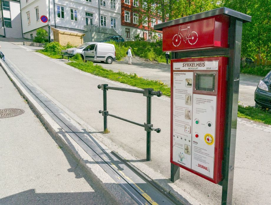 Biciklistički lift u Trondheimu - 6