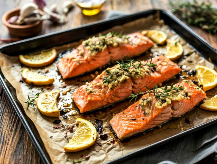 Losos s timijanom, limunom i krušnim mrvicama