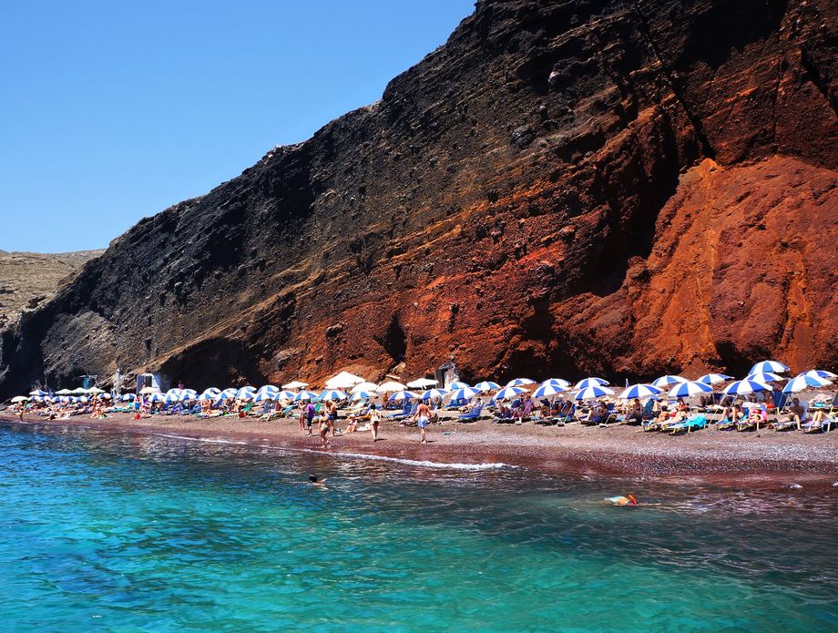 Crvena plaža na Santoriniju - 1