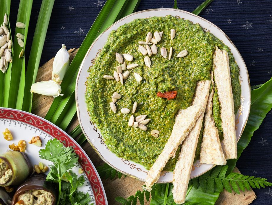 Pesto umak od suncokretovih sjemenki