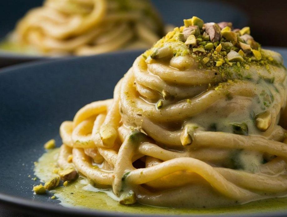 Tjestenina s umakom od pistacija