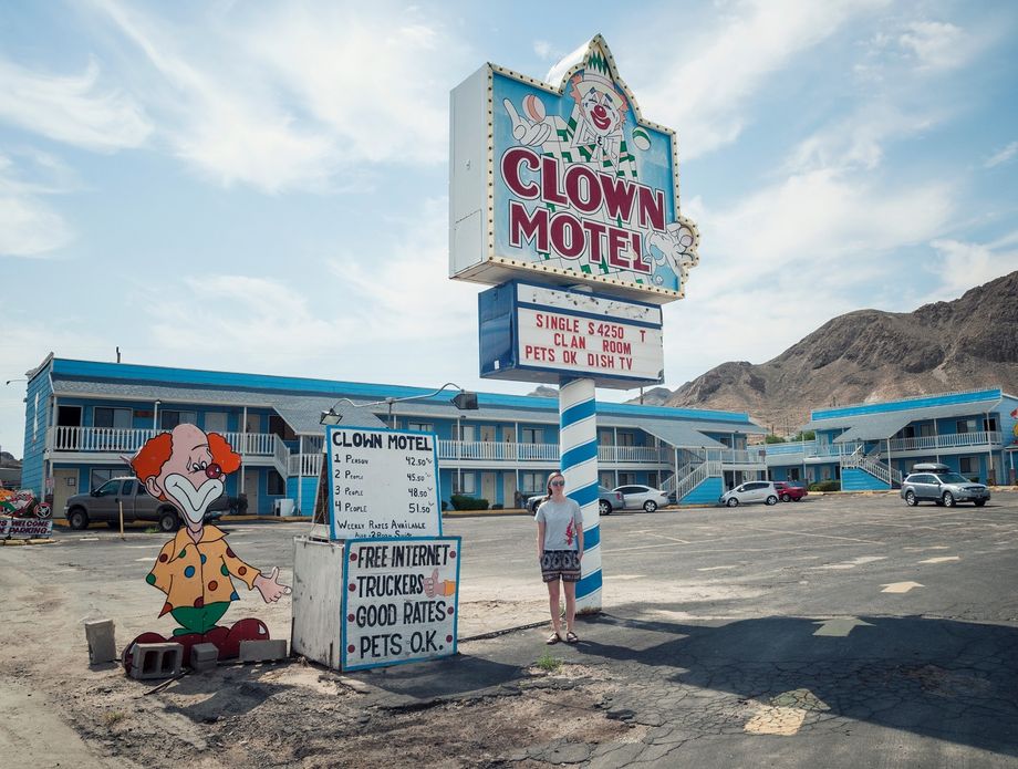 Clown motel u gradu Tonopah u Nevadi, SAD - 4