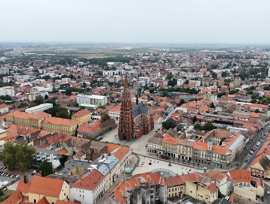 Osijek je glavno središte Osječko-baranjske županije