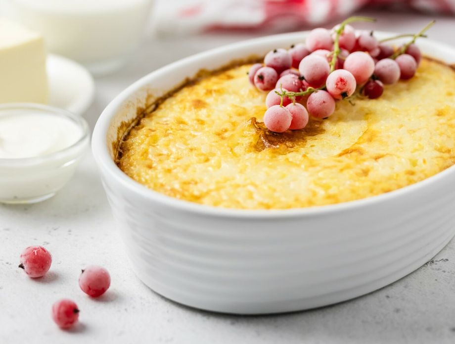 Zapečeni puding od riže