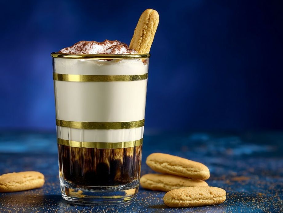 Koktel White Russian s okusom tiramsiu