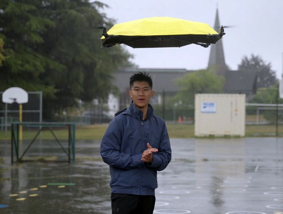 Lebdeći kišobran inovatora Johna Tsea s kanala I Build Stuff - 1