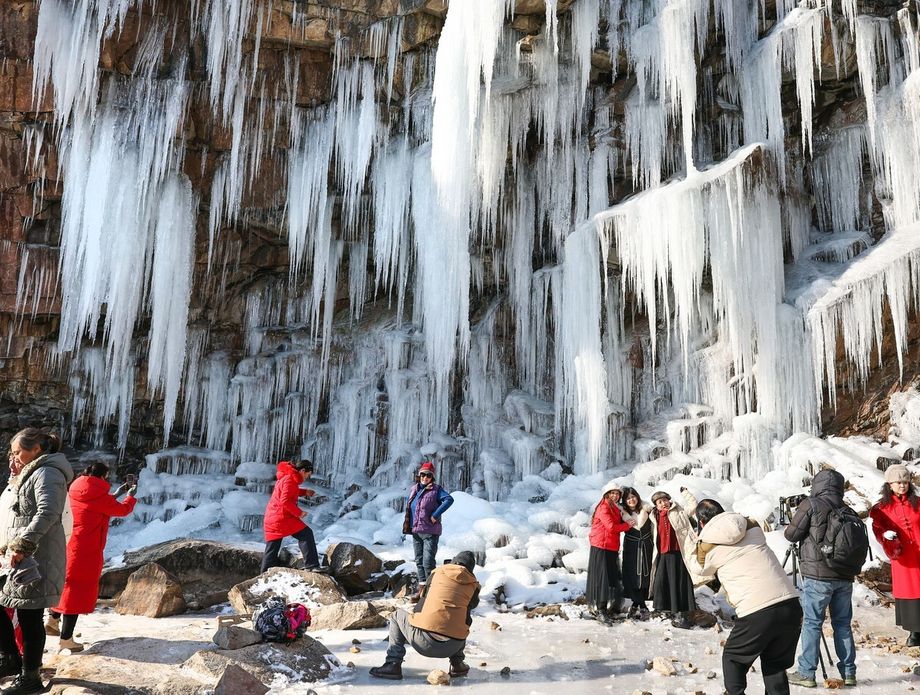 Smrznuti slapovi u Kini - 3