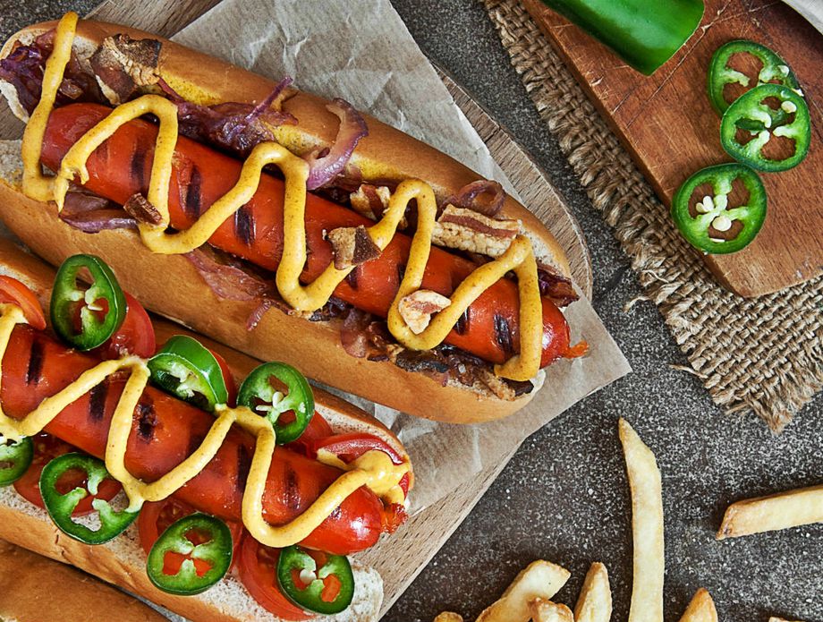 Ilustracija hot-doga