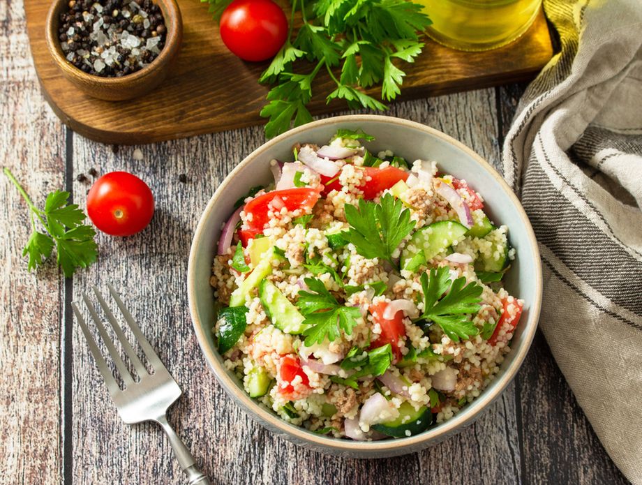 Kus-kus salata s tunom: