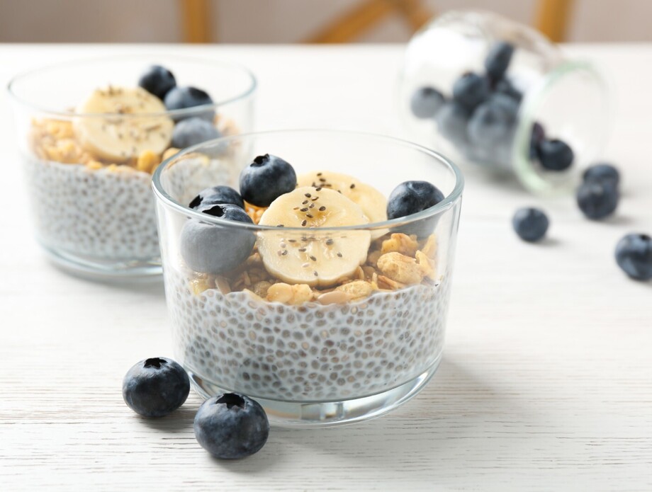 Chia puding s bananom