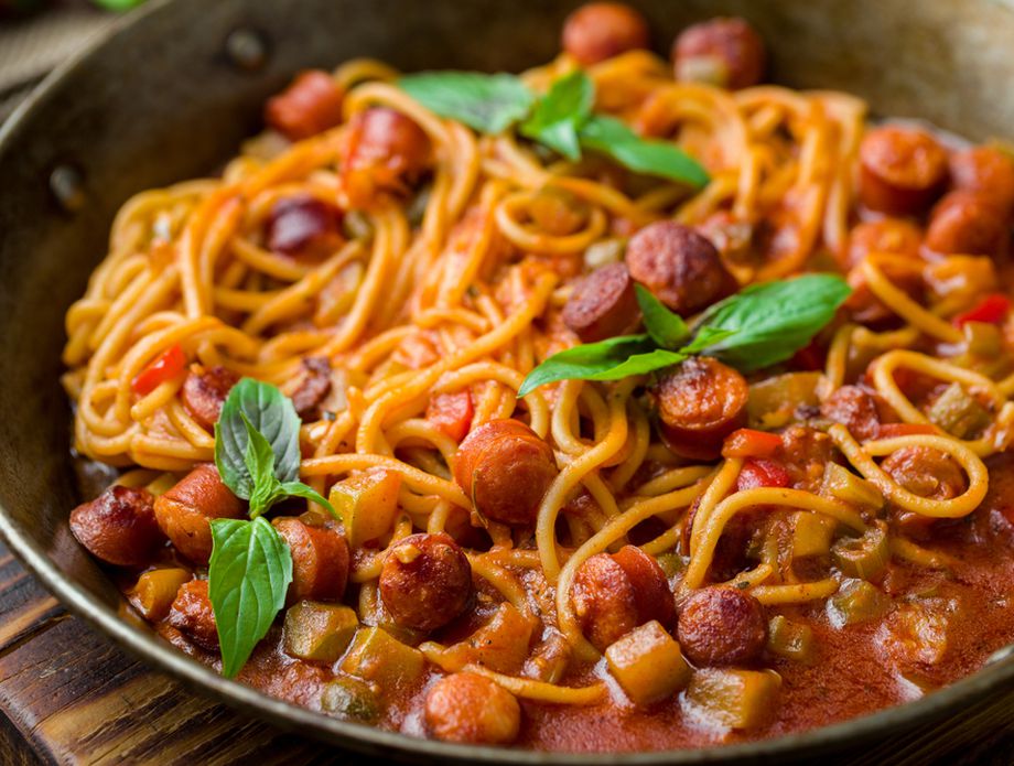 Špageti s kobasicama
