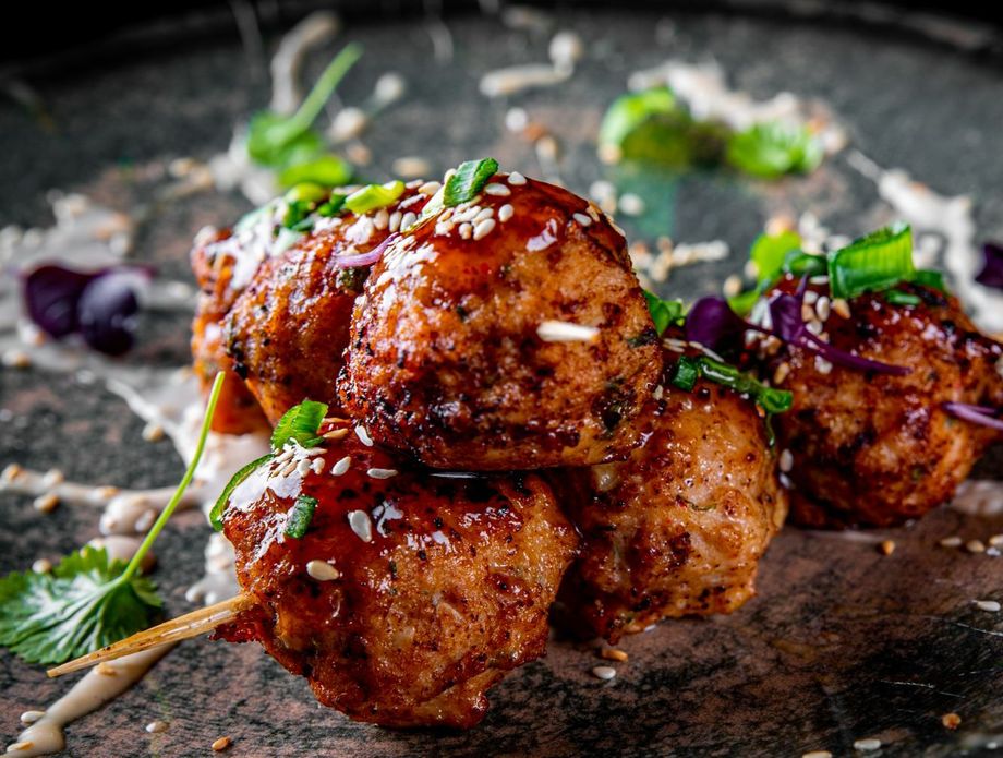 Pileće okruglice s đumbirom i mentom