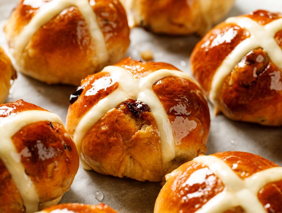 Hot cross buns peciva