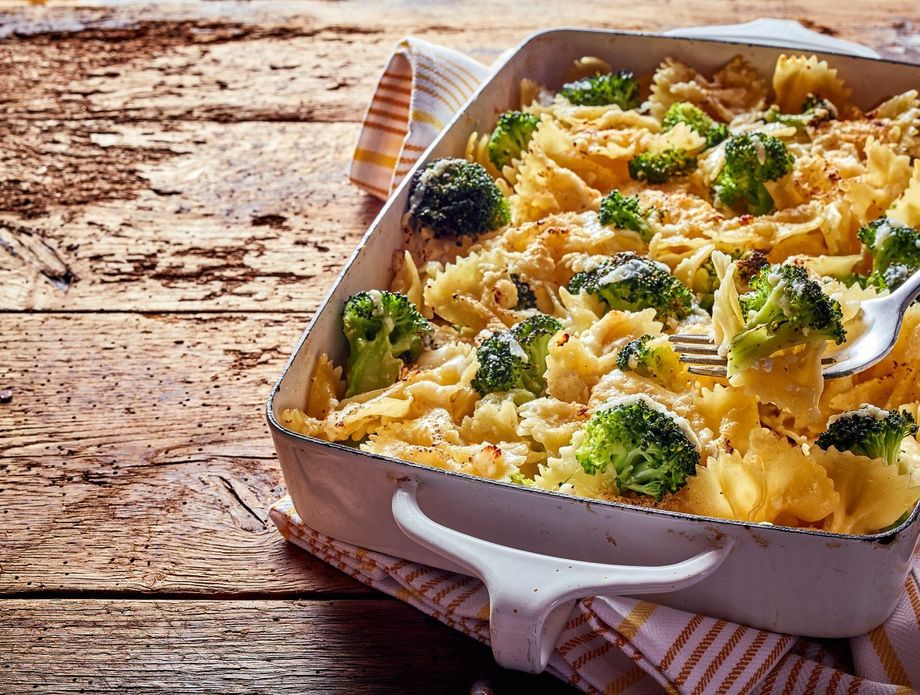 Zapečena tjestenina s brokulom i sirom