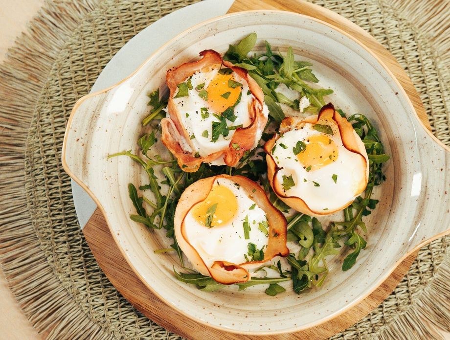 Košarice od šunke sa sirom i jajem - 11