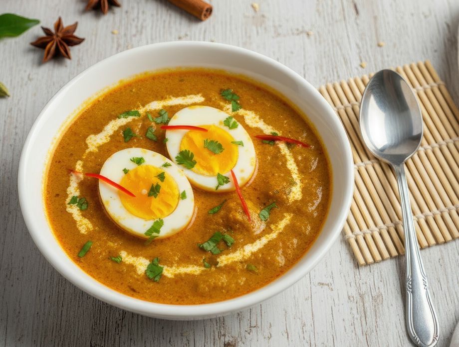 Curry od kuhanih jaja