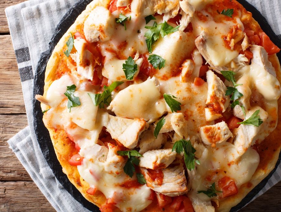 Buffalo chicken pizza