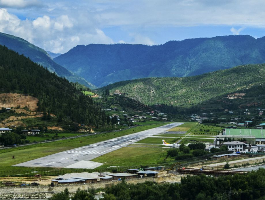 Zračna luka Paro u Butanu - 2