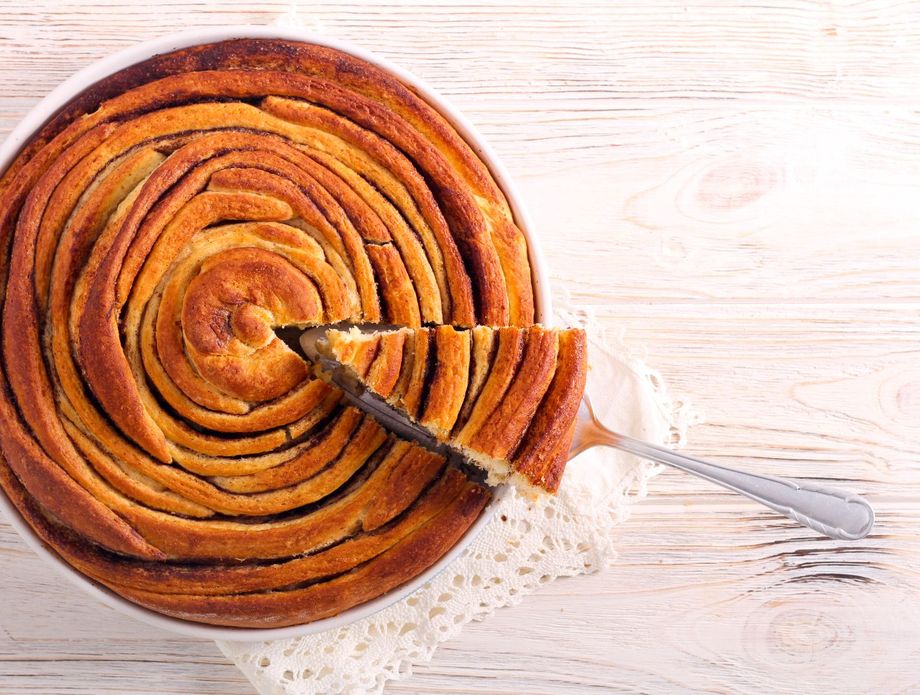 Cimet-rolice kao torta