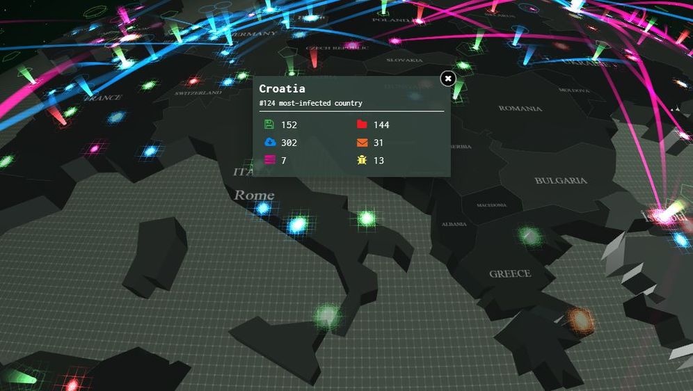 Pogledajte fantastičnu interaktivnu kartu koja otkriva koliko je intenzivan 'cyber-rat'