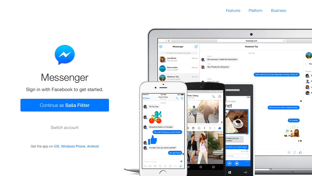 Facebook Messenger od sada dostupan i putem weba