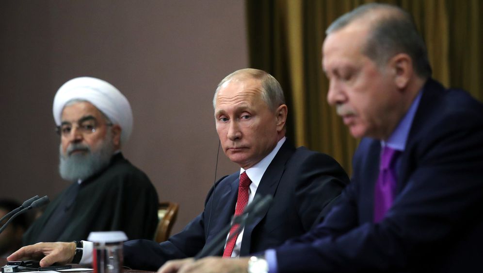 Hassan Rouhani, Vladimir Putin, Recep Tayyip Erdogan (Foto: Arhiva/AFP)