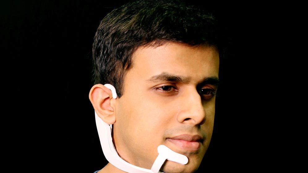 Arnav Kapur i AlgerEgo (Foto: Lorrie Lejeune/MIT)